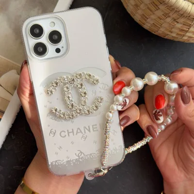 قاب موبایل آیفون کوکوشنل ایتالیانو + بندست مروارید C006738