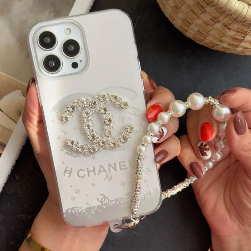 قاب موبایل آیفون کوکوشنل ایتالیانو + بندست مروارید C006738