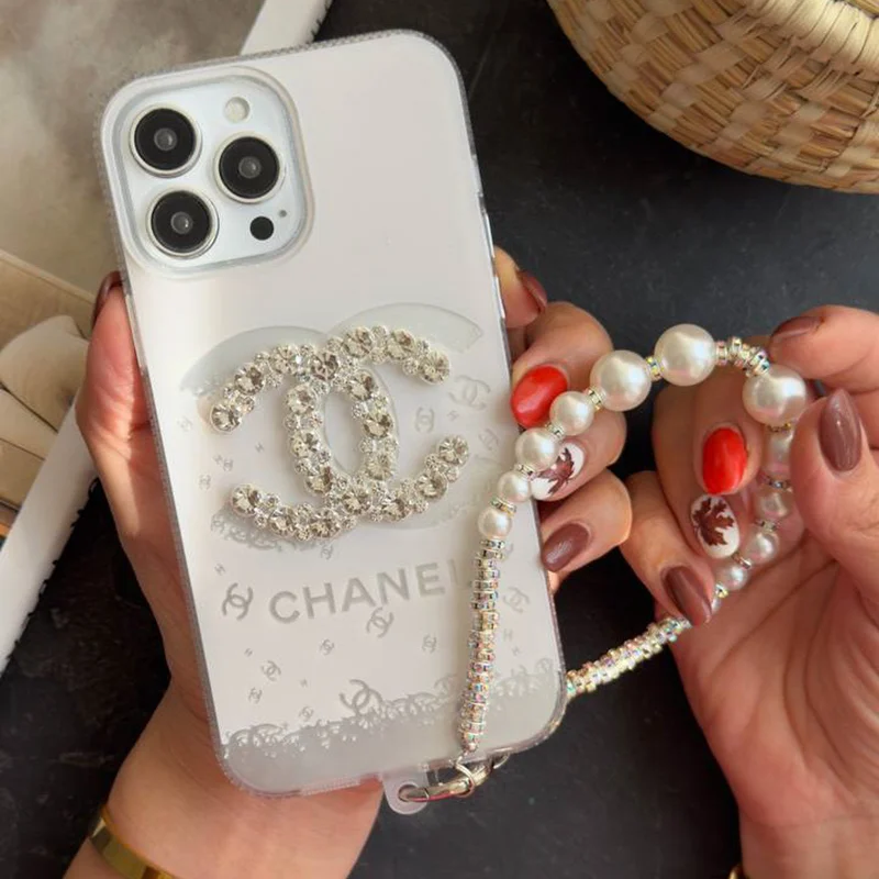 قاب موبایل آیفون کوکوشنل ایتالیانو + بندست مروارید C006738