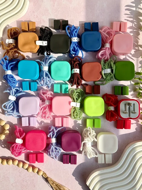 محافظ آداپتور سیلیکونی آیفون P000723