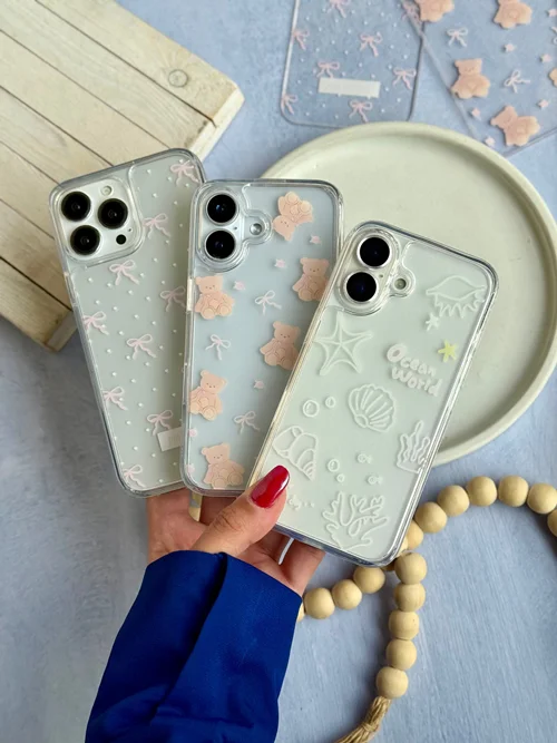 قاب طرح دار شفاف C006971