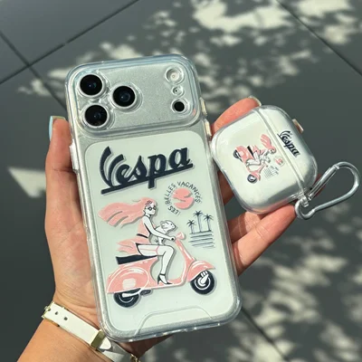 قابC007609 Pink Vespa