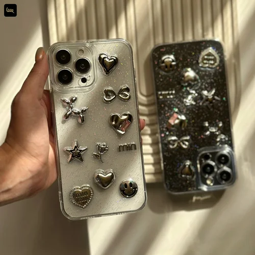 قاب C005892Min Case 3D glitter