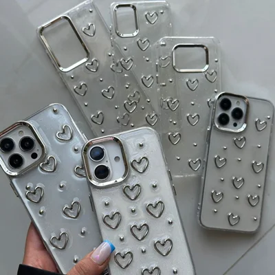 قاب C006329Heart glitter Case