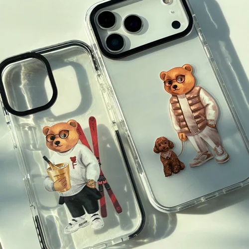 قابC006987FILOU BEAR SKI FILOU BEAR AND PUPPY