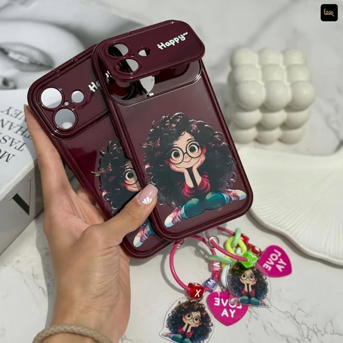 قاب C006202Cute girl cherry