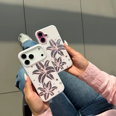 قاب C007571hologram pink lilium