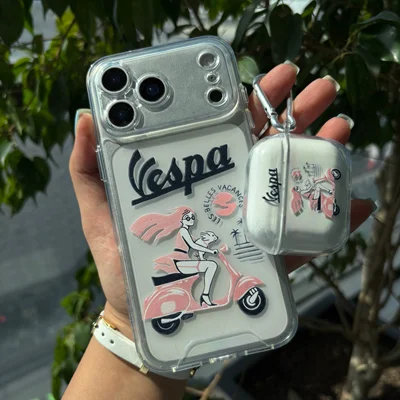 کاور ایرپادA001020 Pink Vespa