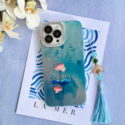 قاب گل نیلوفر آبیC006740