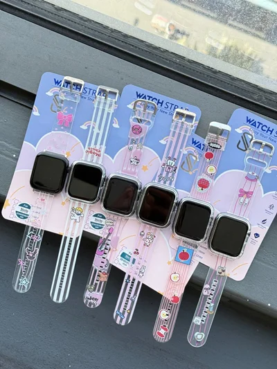 بند اپل واچ شفاف فانتزی I000971