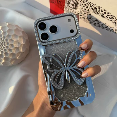 قاب پروانه نگين دار سه بعديC006945